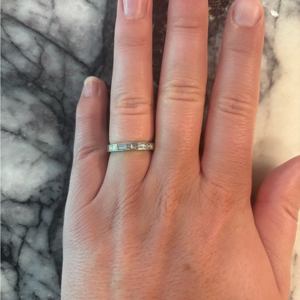 Platinum & Diamond Wedding Band - Picture 3 of 4
